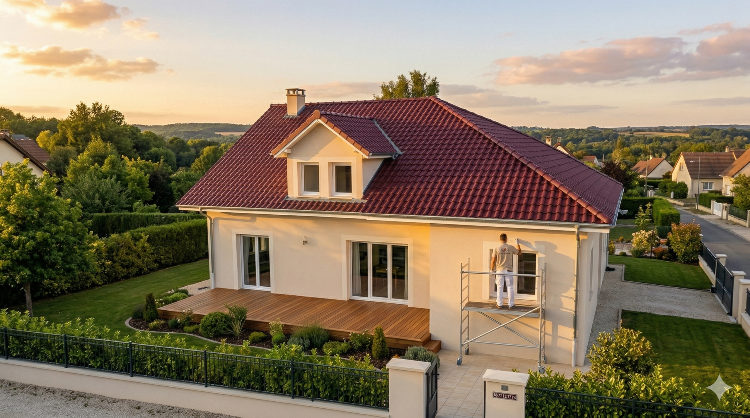 Rénovation façade maison Île-de-France